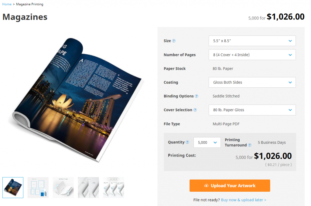cheapest magazine printing