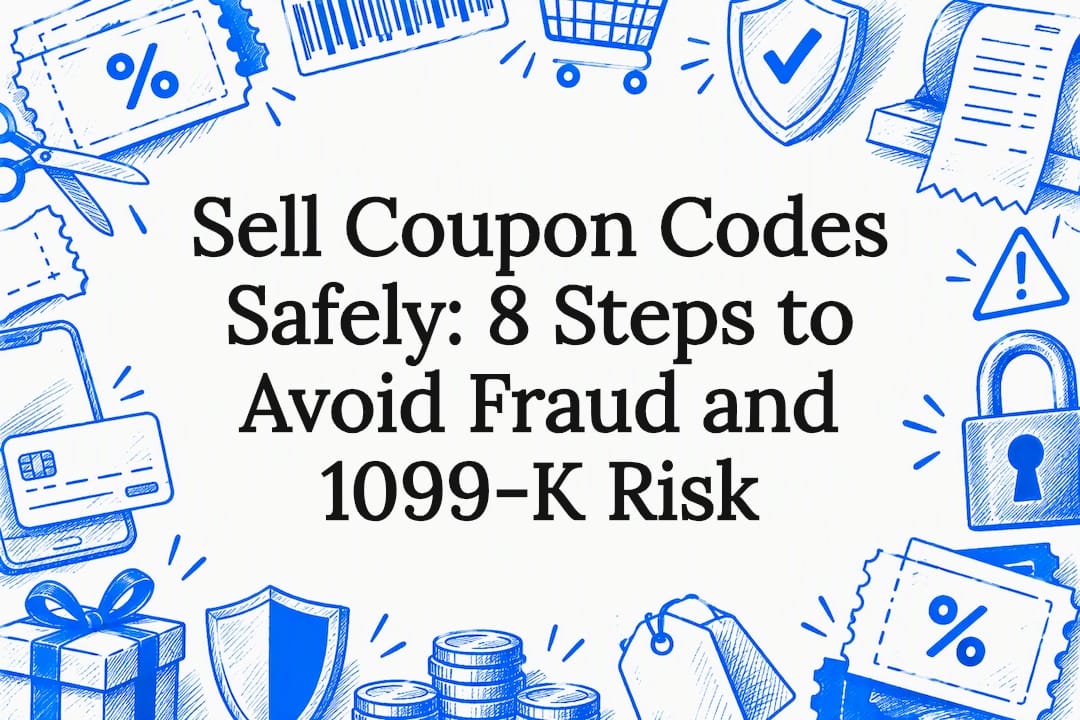 Coupon fraud prevention title card