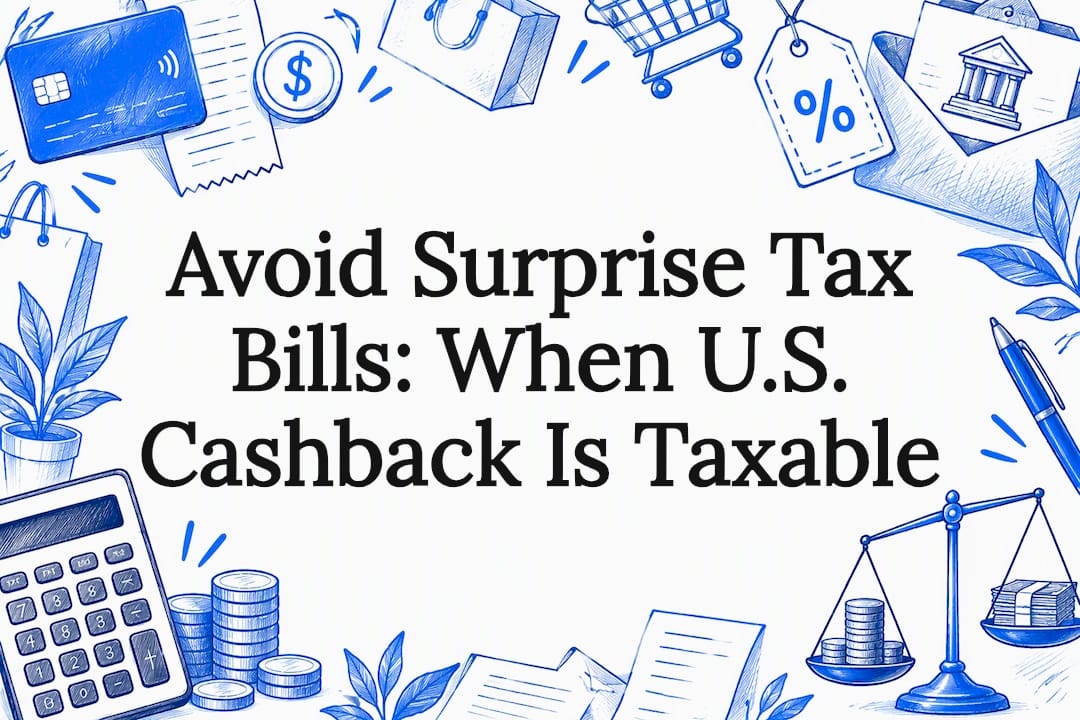 Cashback tax article title card