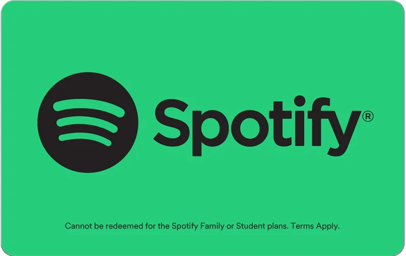 Spotify gift card